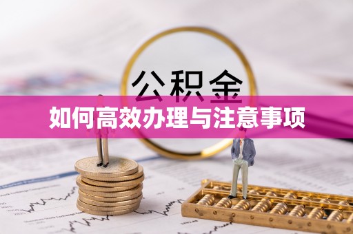 罗源如何高效办理与注意事项