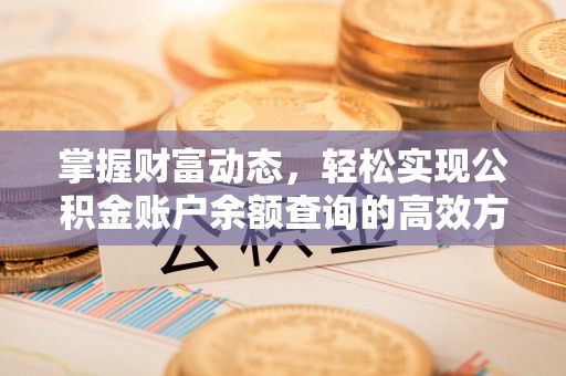 罗源掌握财富动态，轻松实现公积金账户余额查询的高效方法