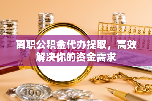 罗源离职公积金代办提取，高效解决你的资金需求