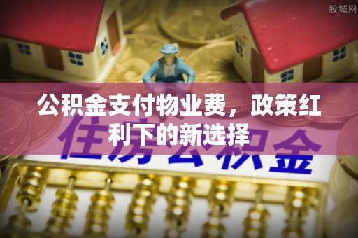 罗源公积金支付物业费，政策红利下的新选择
